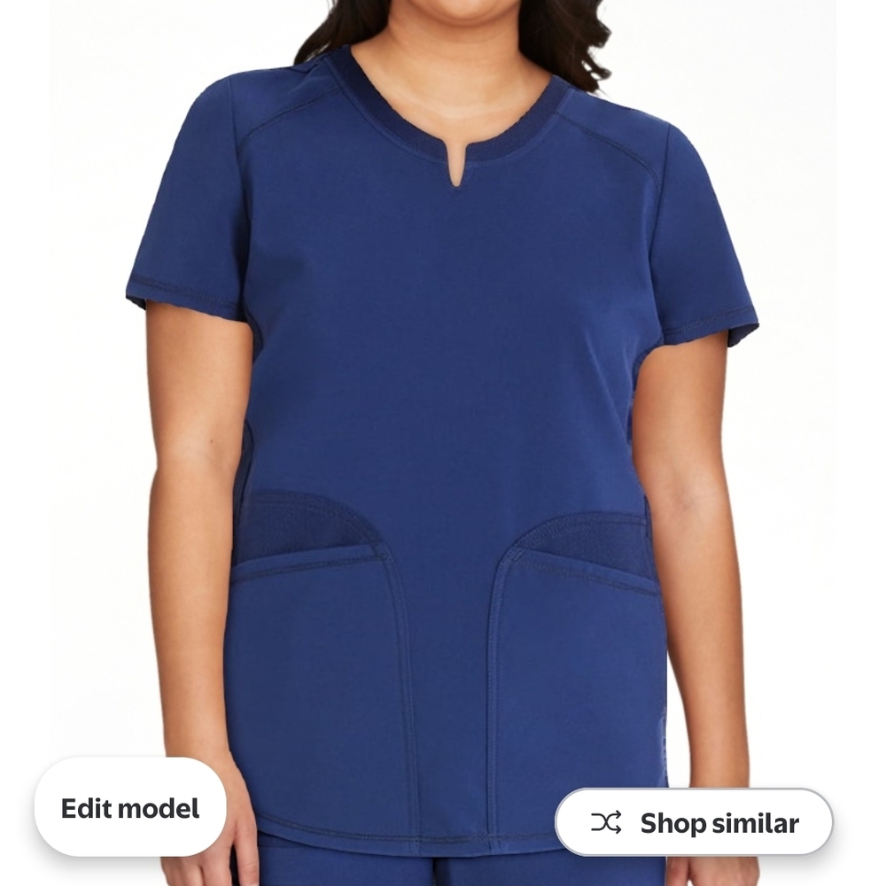 Scrubstar Women's Navy Antimicrobial Scrubs